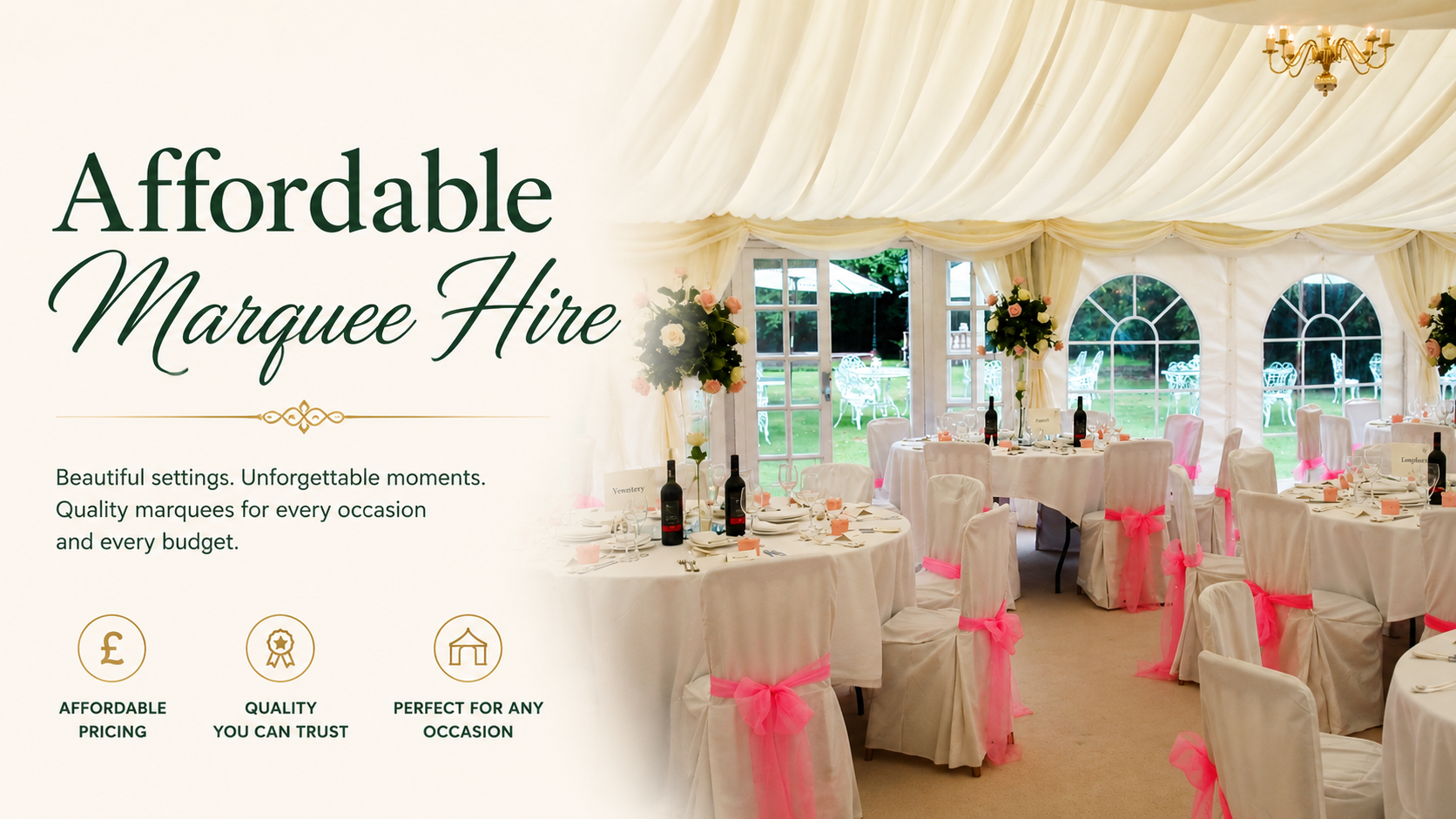 Affordable Marquee Hire
